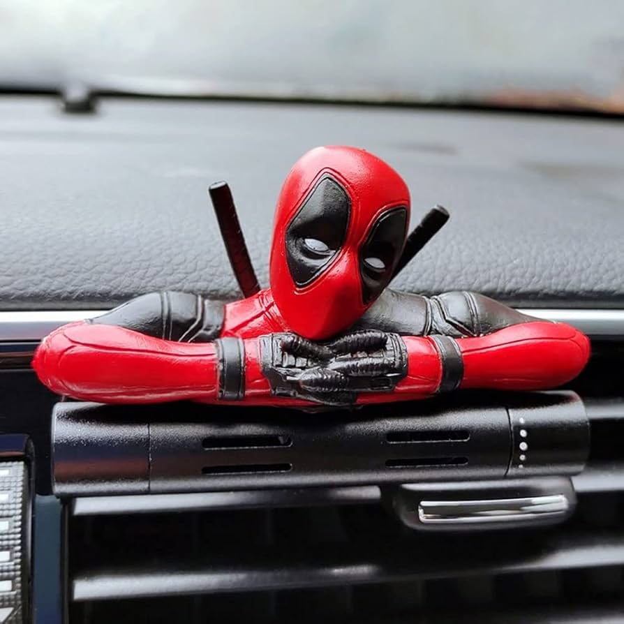3-Piece Deadpool Car Interior Decoration Set