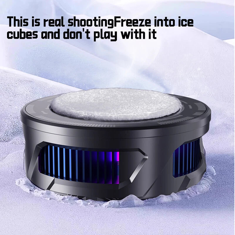 Magnetic Phone Cooler – Semiconductor RGB Cooling Fan for Gaming & Streaming